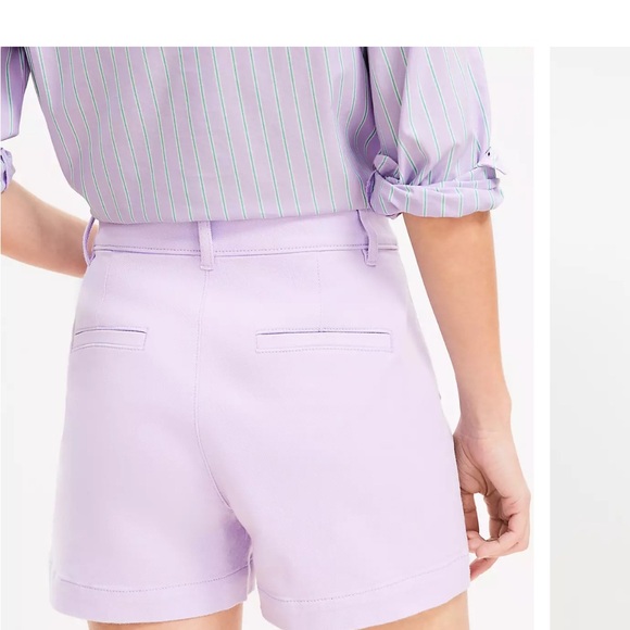 LOFT Blue The Palmer Shorts - Picture 3 of 7